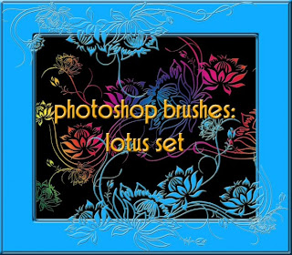 Photoshop brushes: Lotus set Photoshop brushes: Lotus set