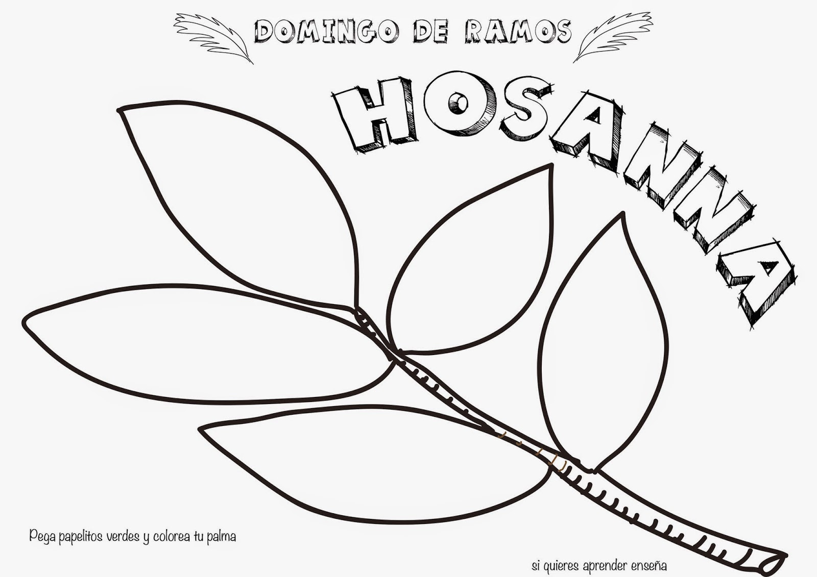Si quieres aprender, ENSEÑA.: Domingo de Ramos