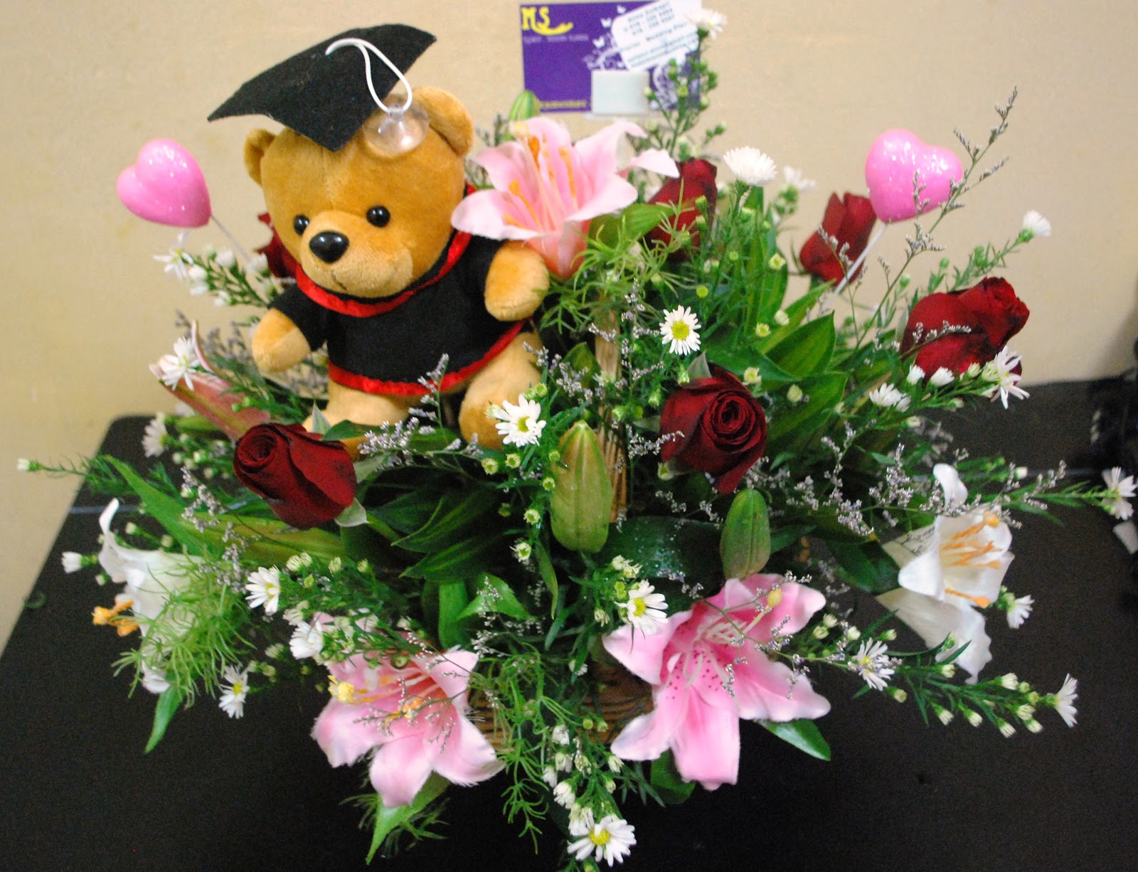 PETALS2U FLORIST & GIFTS Convocation Bouquets and Gift Basket