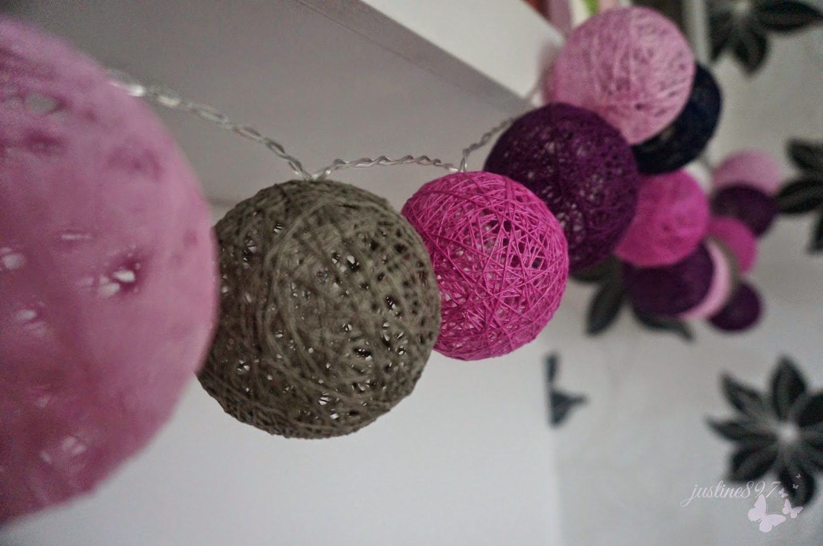 Made by justine897 DIY Cotton Ball Lights