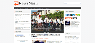 News Mash Blogger Template