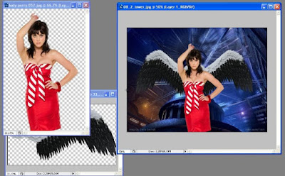 menambahkna sayap pada artis2