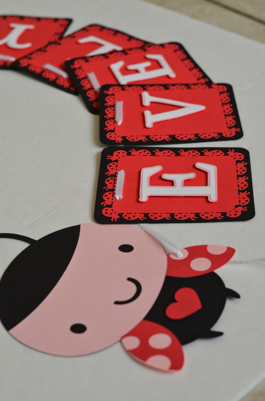 Jingvitations Ladybug Baby Shower Party Banner