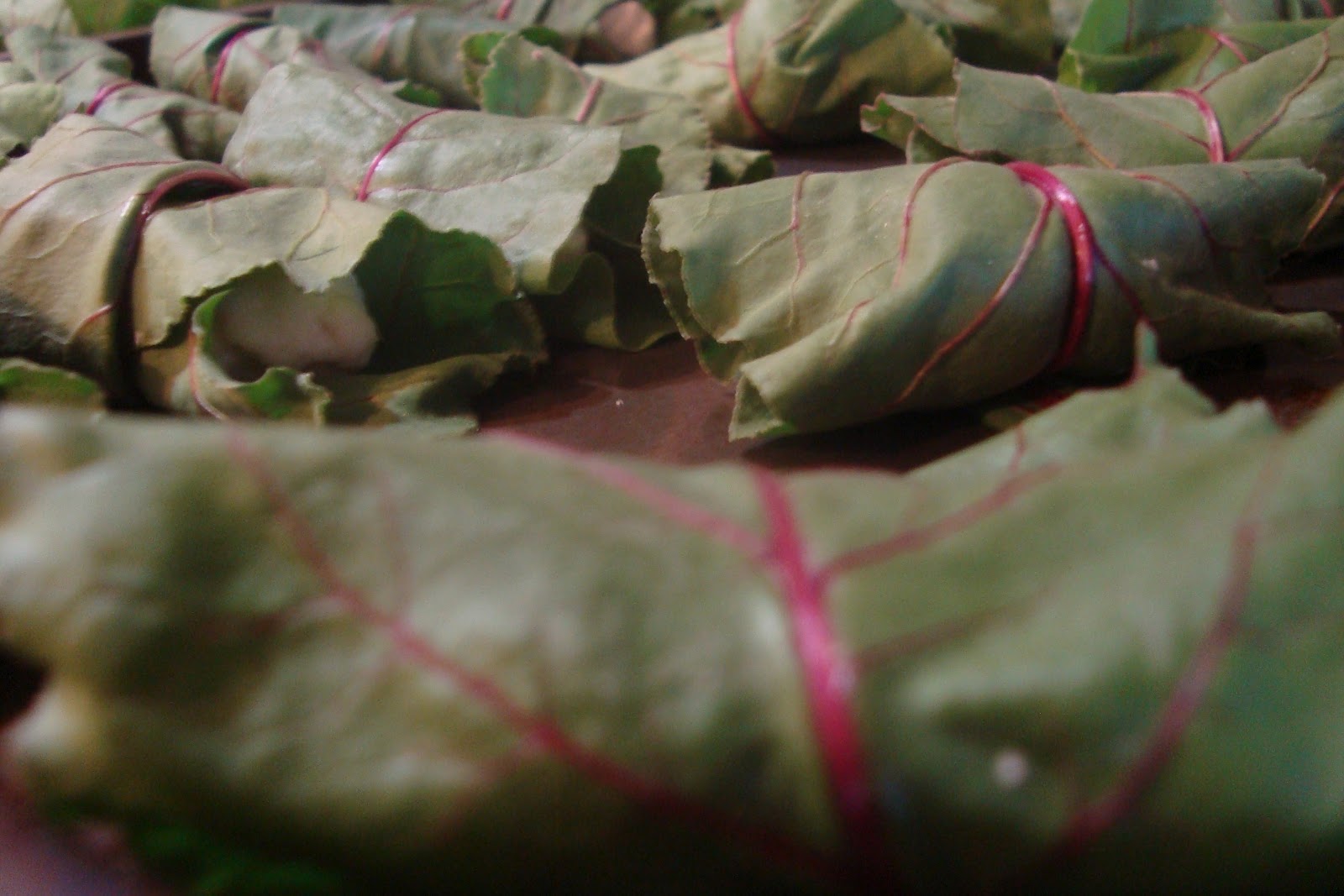 The Ravenous Penguin Beetniks (Beet Leaves and Dough)