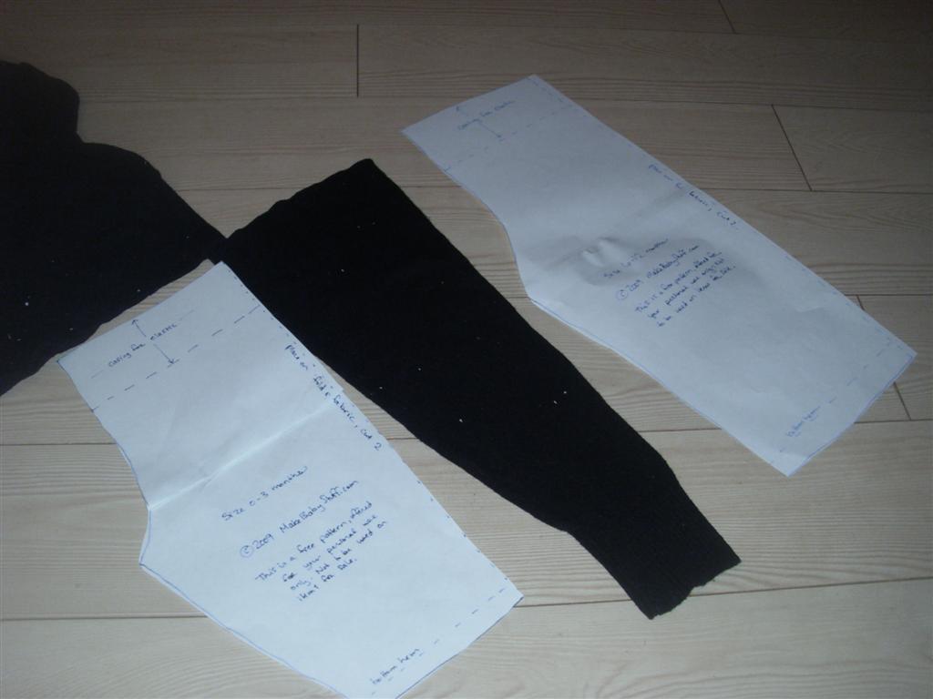 The DoItYourself Mom DIY Baby Sweater Pants