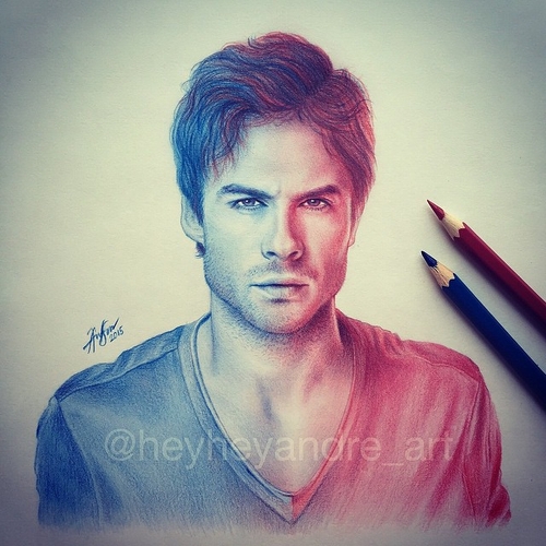 10-Ian-Somerhalder-André-Manguba-Celebrities-Drawn-and-Colored-in-with-Pencils-www-designstack-co