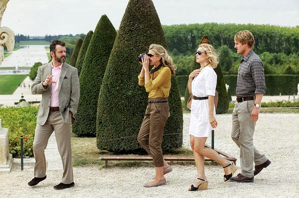 Midnight in Paris Pariste Gece Yarısı filmi Versailles sahnesi, Gil, Inez, Paul, Carol, Owen Wilson, Rachel McAdams
