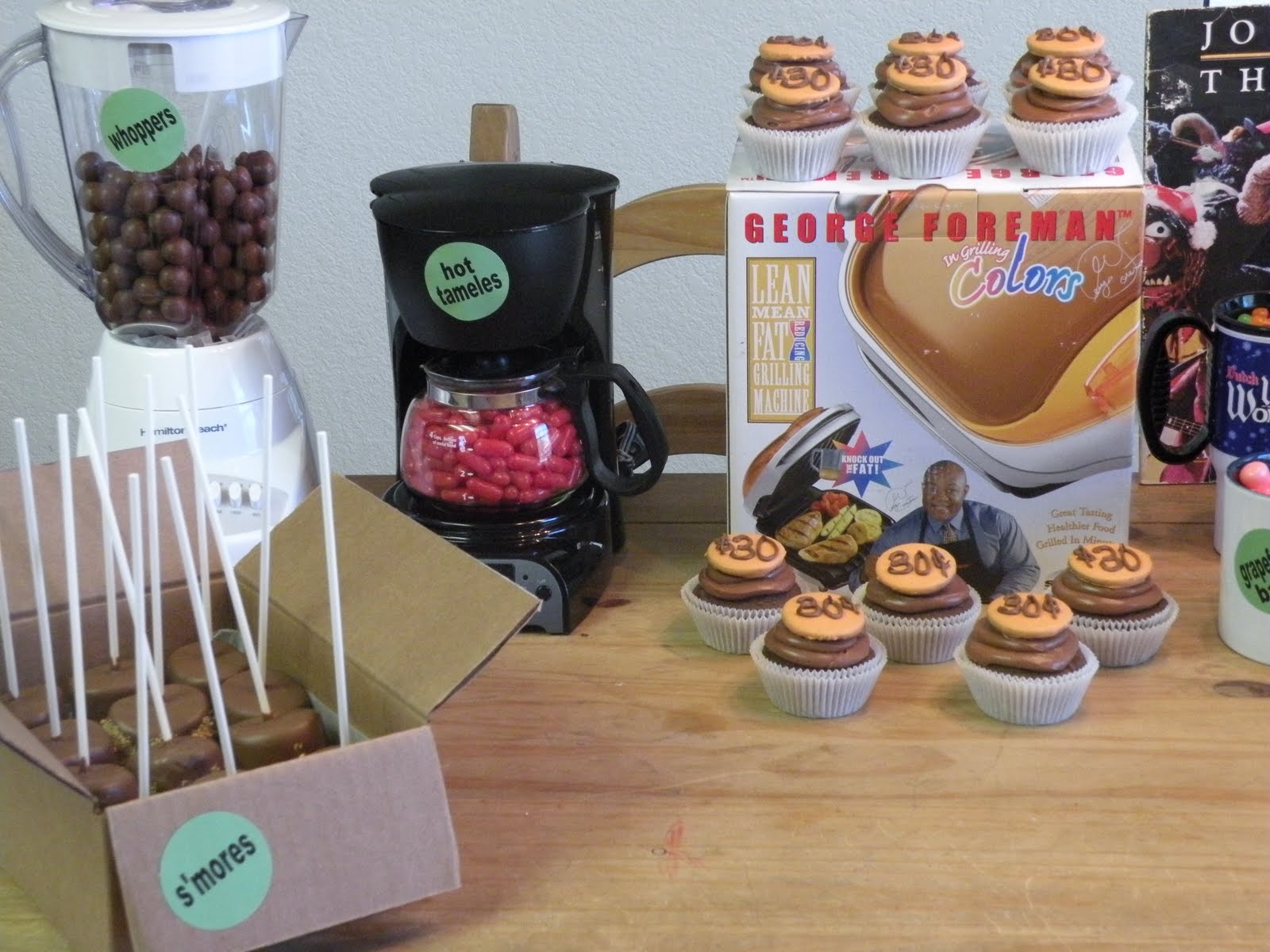 La Belle Parties Garage Sale Dessert Table