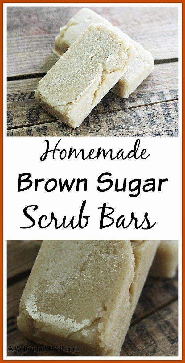 Best DIY Projects Easy Homemade Brown Sugar Scrub Bars body scrub in