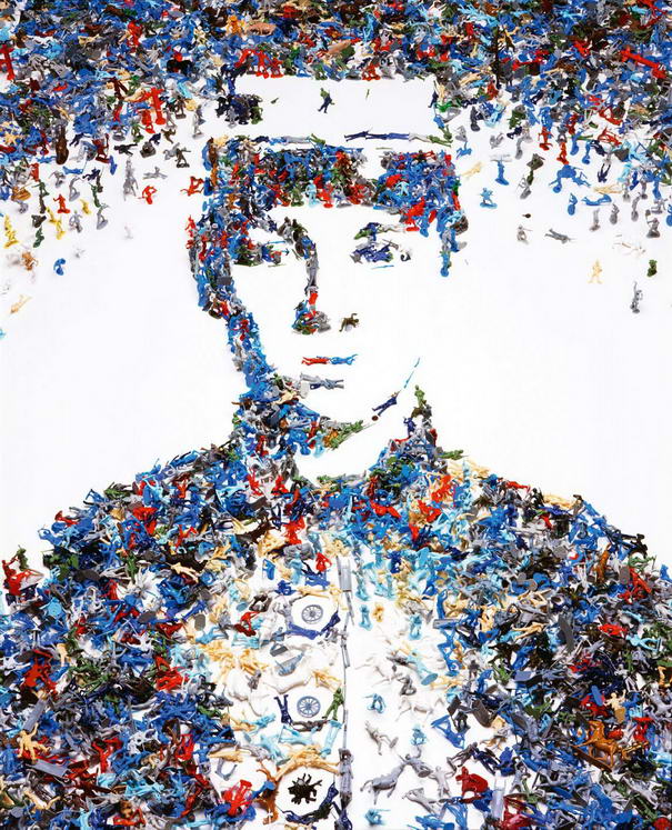 creative artworks made from unexpected materials by vik muniz art creative art works