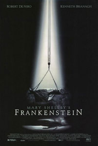 Poster original de Frankenstein de Mary Shelley