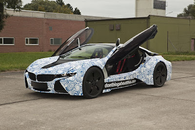 2013 BMW Sports Cars Coupe i8 Hybrid in three colours