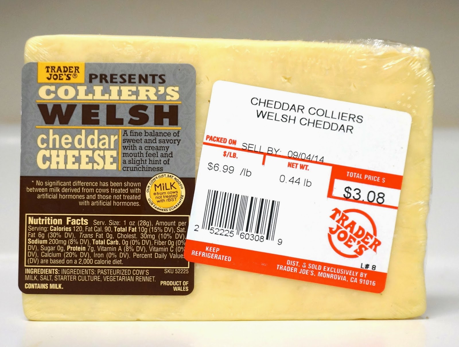 Exploring Trader Joe's Trader Joe's Collier's Welsh Cheddar Cheese