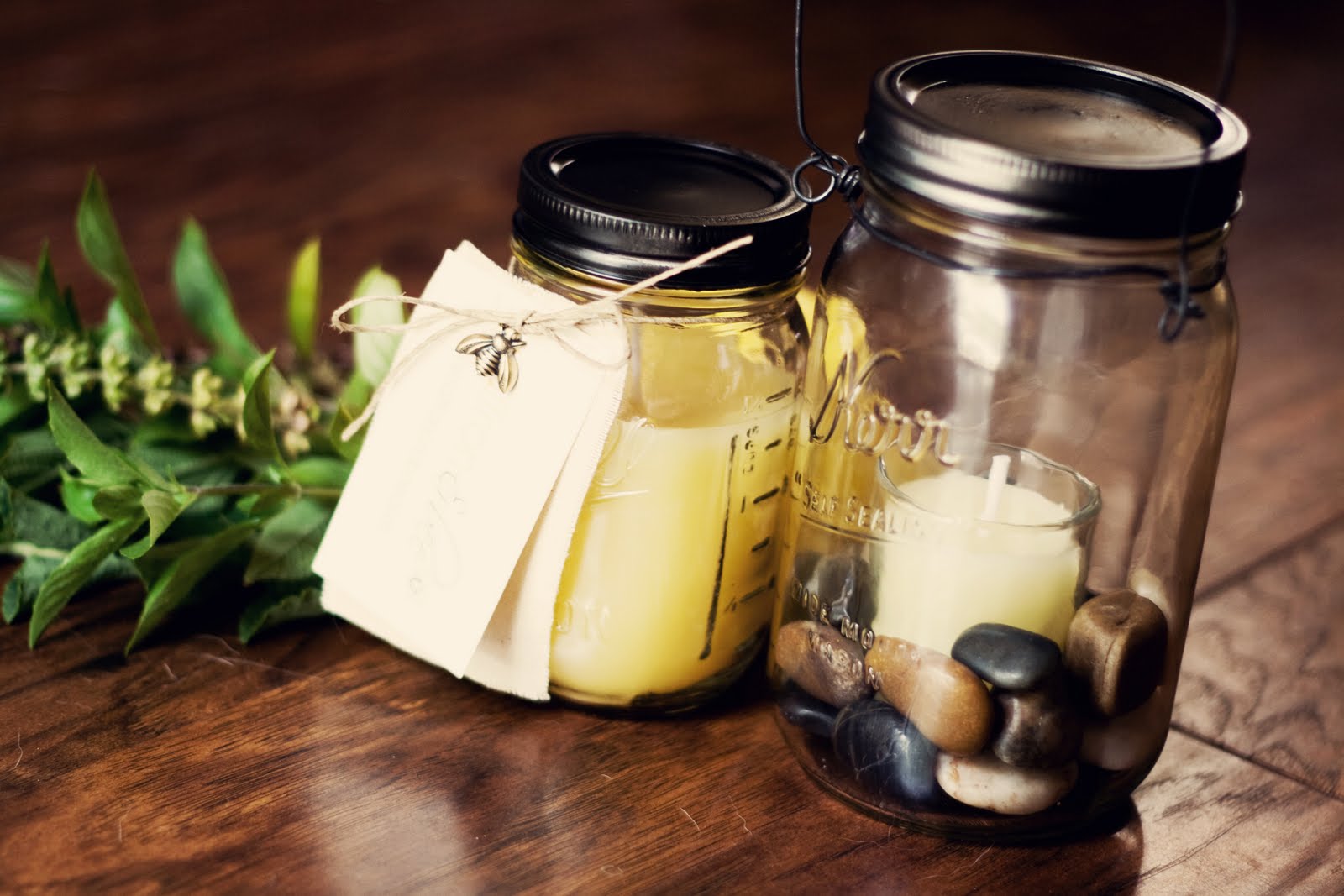 A Simmering Pot and a Mom Pouring Your Own Beeswax Candles