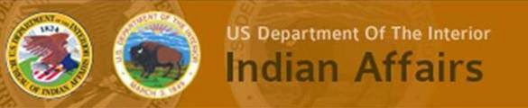 US Department of The Interior Bureau of Indian Affairs.