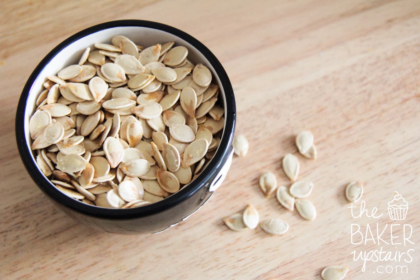 The Baker Upstairs homemade pumpkin puree and toasted pumpkin seeds