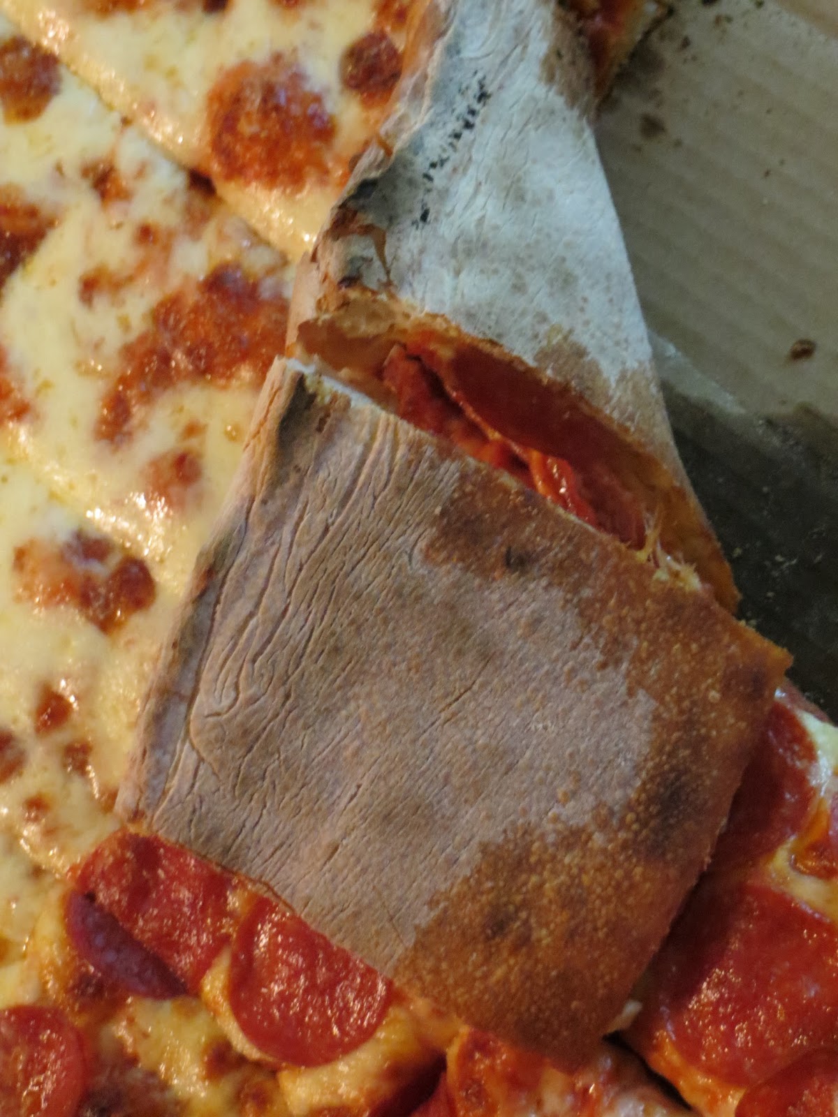 The Rochester NY Pizza Blog Brandani's sheet pizza