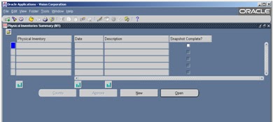 oracle supply chain saga physical inventory process
