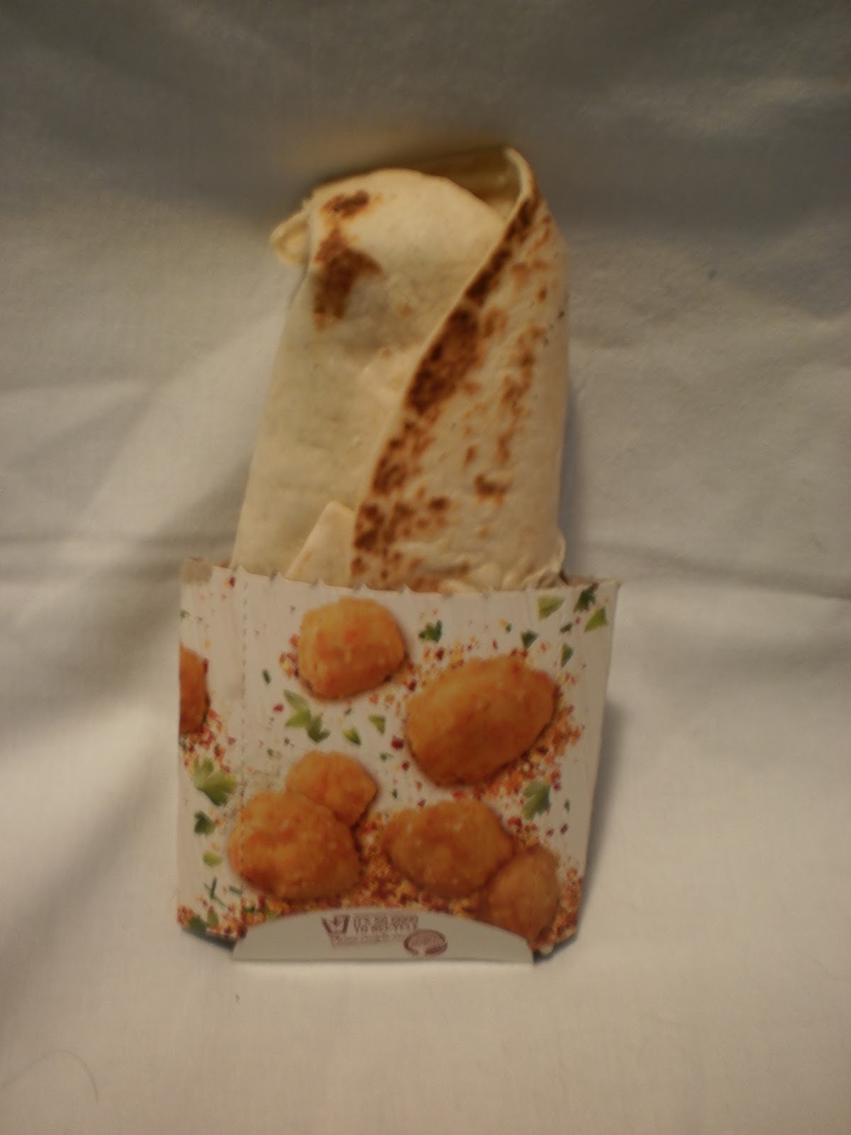 Junk Food Journal KFC BBQ Bacon Roller