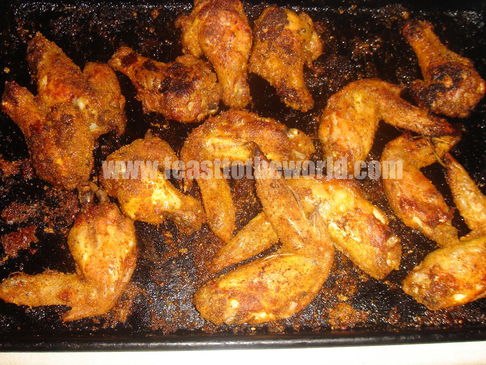 FEAST to the world Late Night Spicy Chicken Wings (Kebab Free)