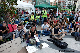 manifestaciones, demonstrations, Lleida, 