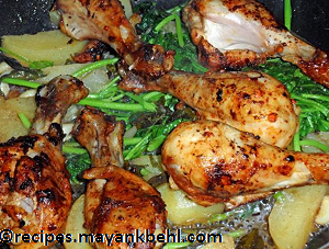 authentic-fenugreek-roasted-chicken-thighs-recipe