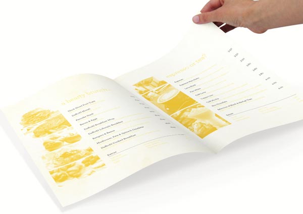 restaurant menu design