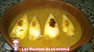 Receta De Calamares Rellenos En Salsa
