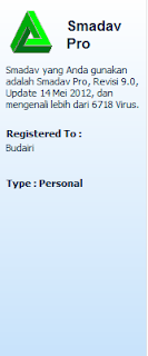 Smadav | Mendapat Key Smadav Pro Tanpa Bayar