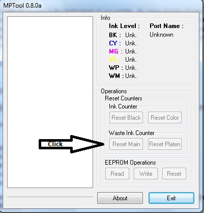 mptool software resetter canon