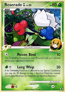 Roserade GL Pokemon Card Rising Rivals Set