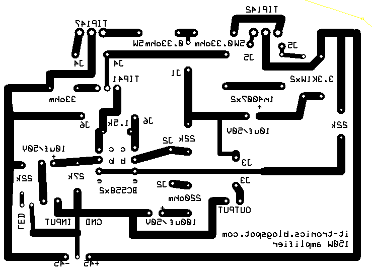pcb subwoofer amplifier