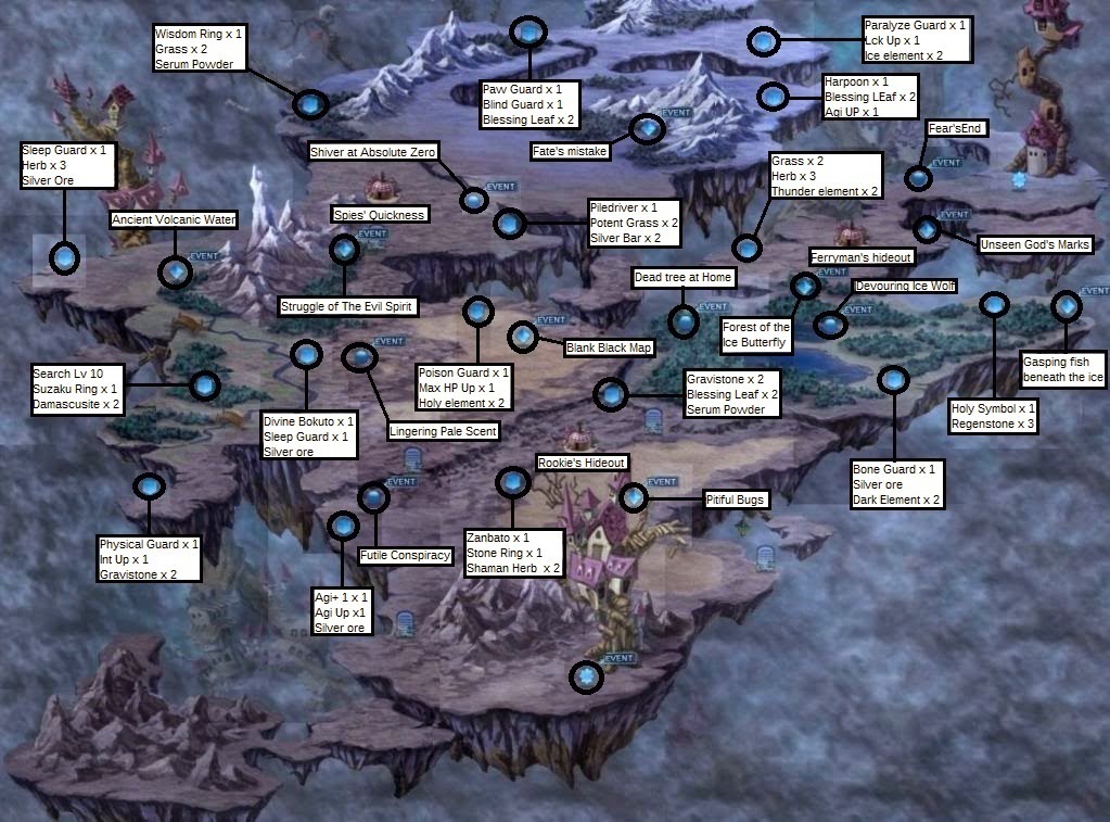 Walkthroughs Cross Edge soul location maps Wilkiet SPOILER ALERT!!!
