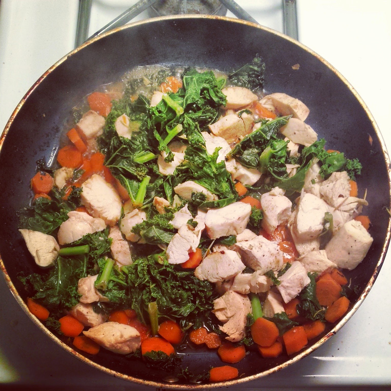I Bake Stuff Rosemary Chicken and Kale Stir Fry