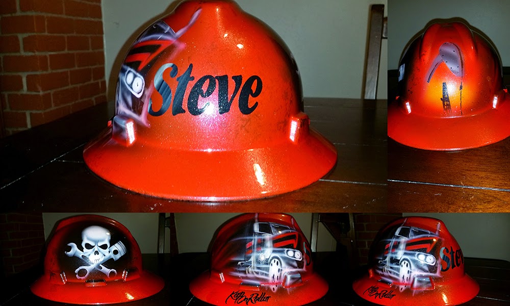 Zimmer DesignZ Custom Paint Lots of new cool hard hat designs