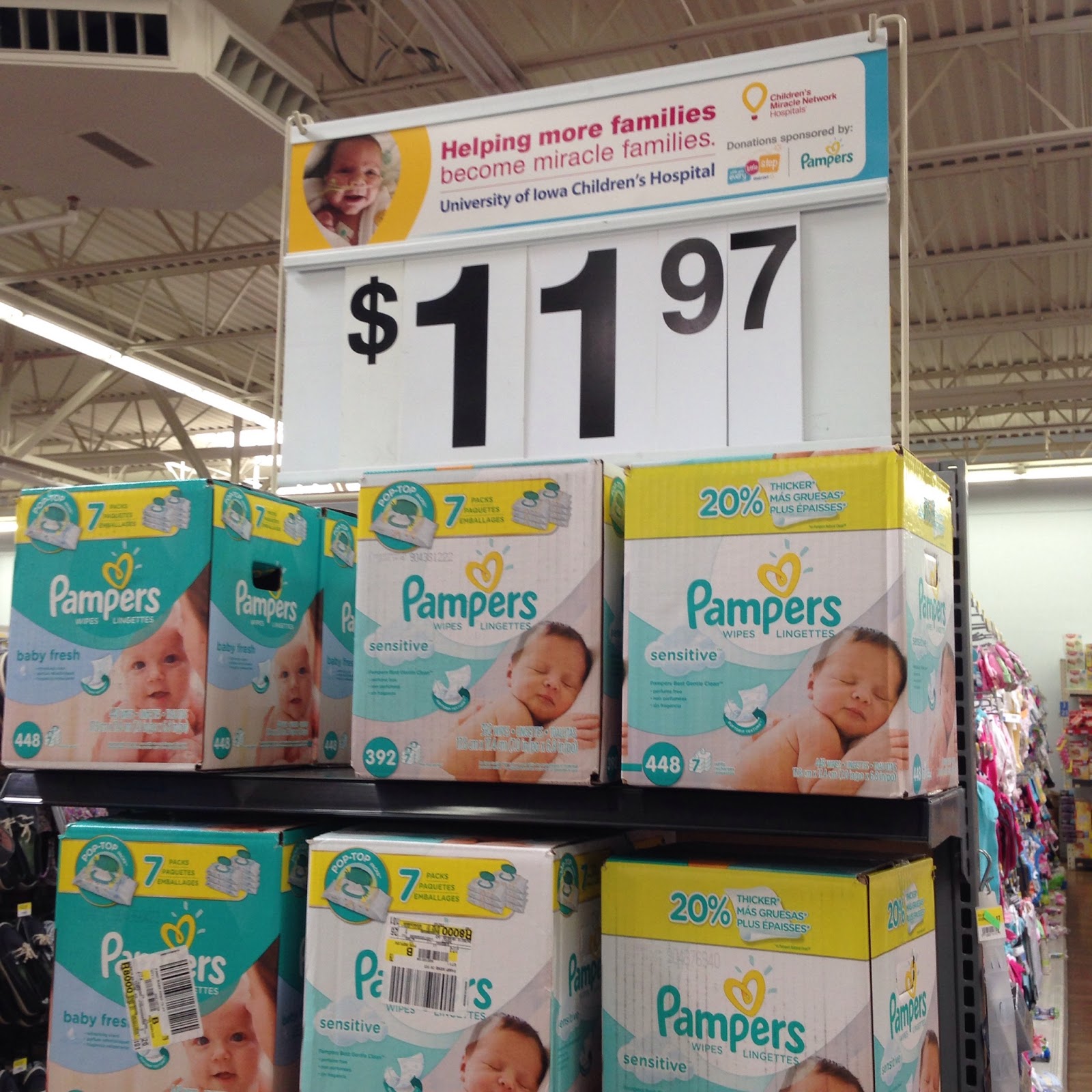 bybmg Walmart, Pampers, and the Children's Miracle Network {GIVEAWAY