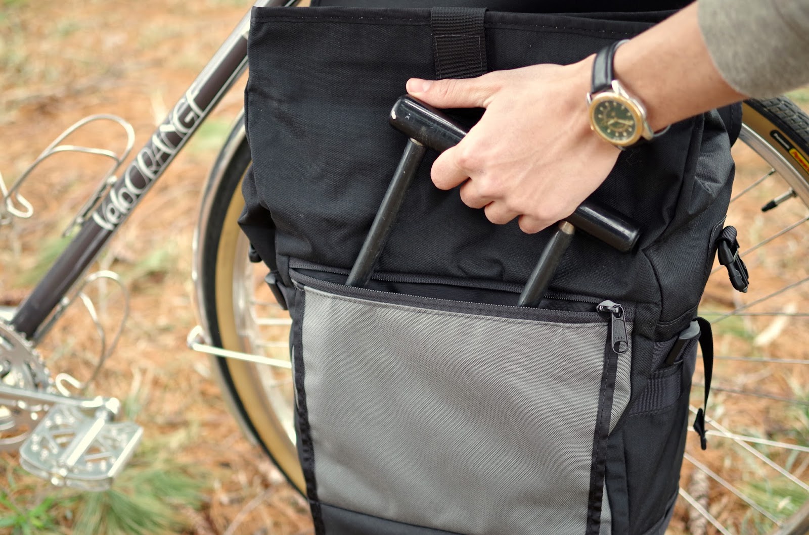 The Velo ORANGE Blog Velo Transit Panniers are Made in Seattle