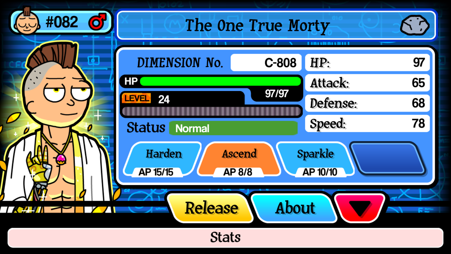 Explore The World Game Pocket Mortys guide how to capture mortys