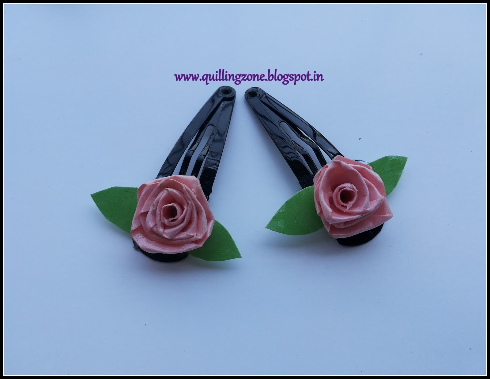 My Quilling Zone Quilling hair clips