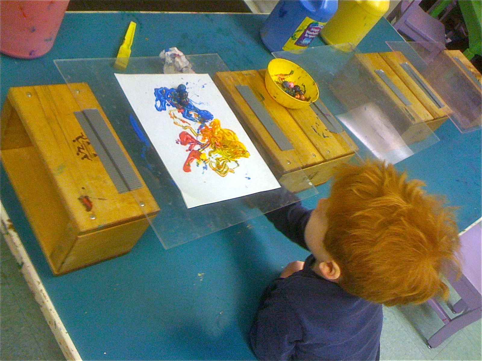 Teacher Tom Painting!