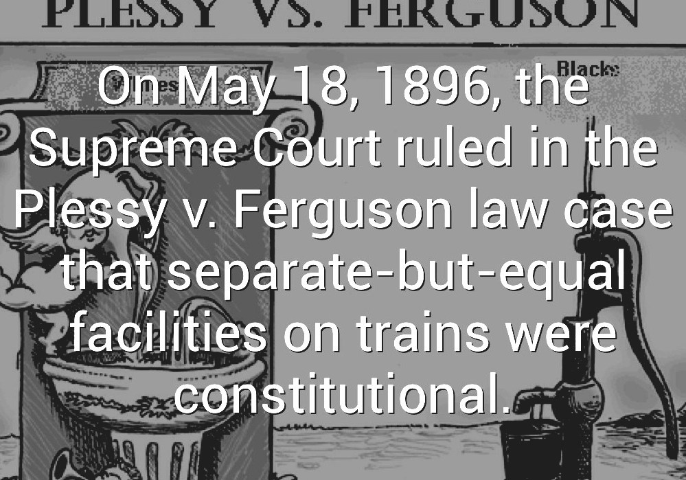 the impact of the 1896 supreme court verdict in the racial segregation case plessy versus ferguson Plessy v ferguson 1896 61 jack johnson versus the american racial hierarchy 1913 77 takuji yamashitas struggle 103 the scottsboro case 1931 118 1944 and 1983 1944 1 39 139 brown v board of education 1954 160. the impact of the 1896 supreme court verdict in the racial segregation case plessy versus ferguson Plessy v ferguson 1896 61 jack johnson versus the american racial hierarchy 1913 77 takuji yamashitas struggle 103 the scottsboro case 1931 118 1944 and 1983 1944 1 39 139 brown v board of education 1954 160.