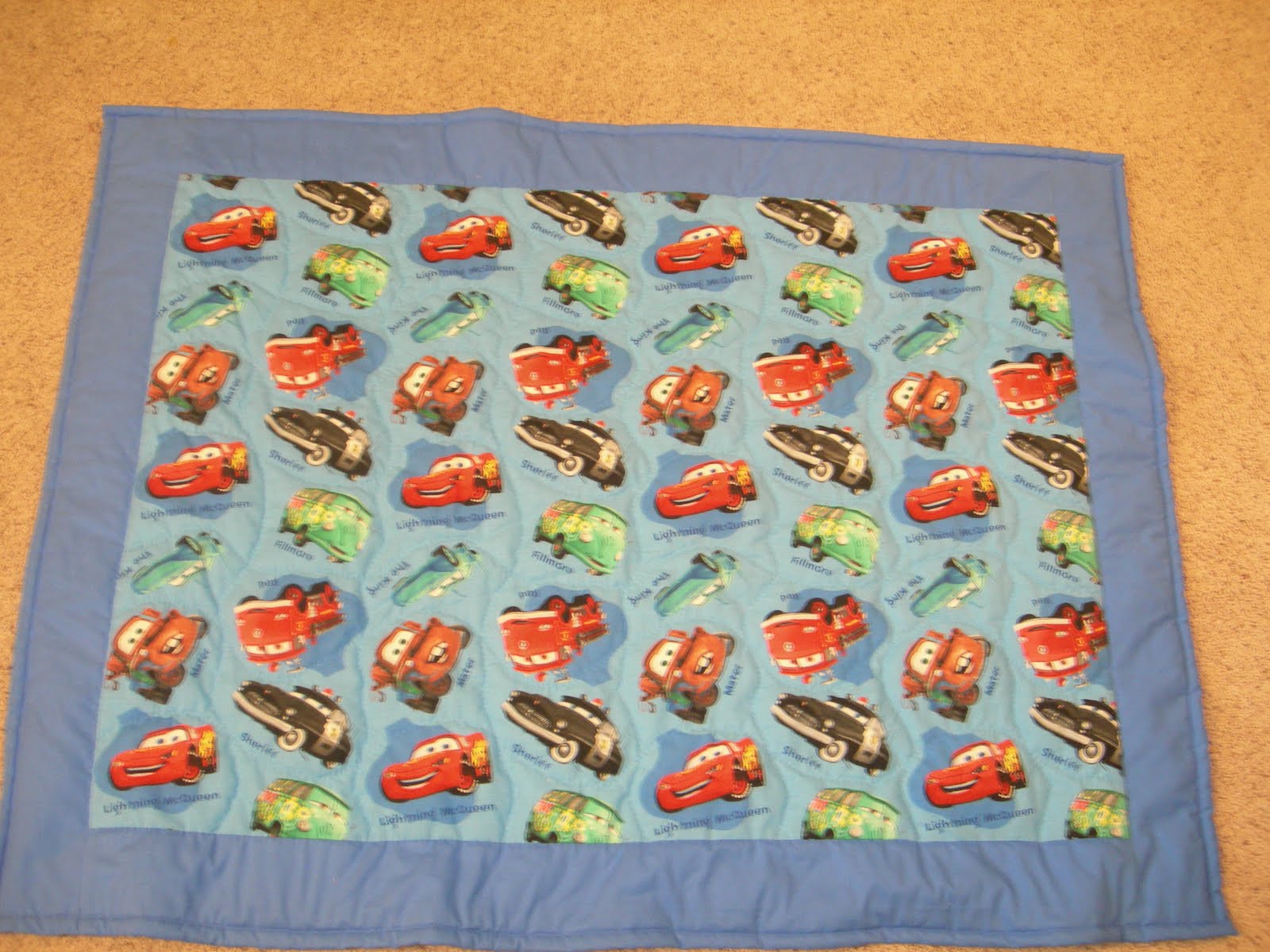 My Quilts Cars Quilt for my little boy