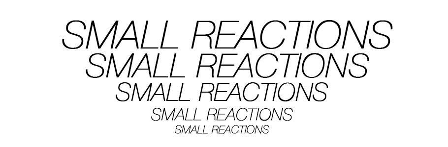 Small Reactions