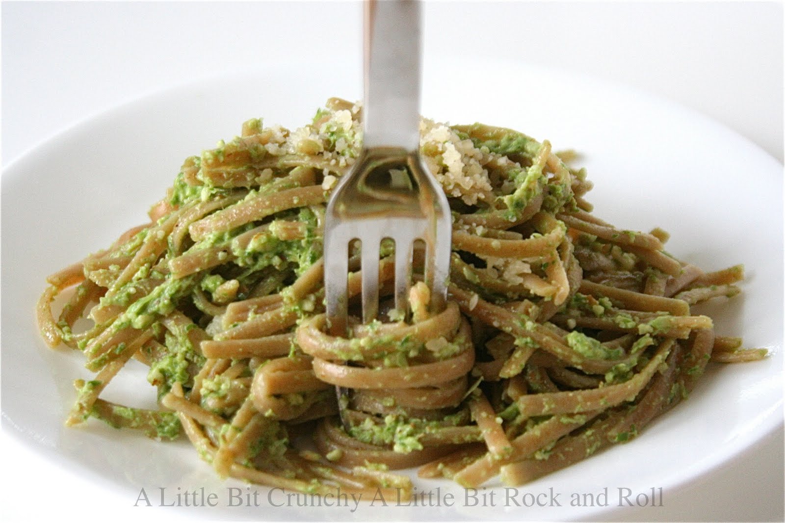 A Little Bit Crunchy A Little Bit Rock and Roll Arugula Pesto with Almonds