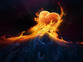 3d love fire widescreen picture