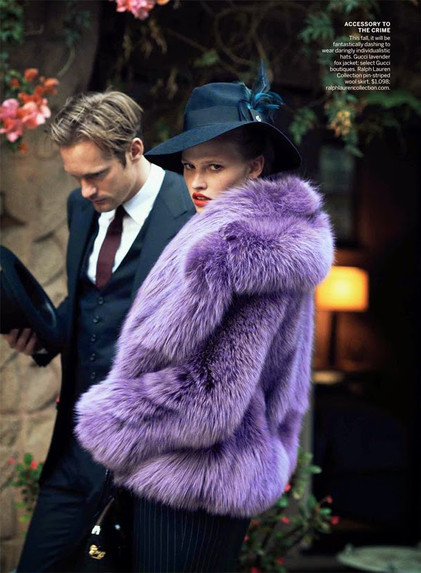 Lara Stone and Alexander Skarsgård by Peter Lindbergh for Vogue US (July 2011) | Ses Rêveries Lara Stone and Alexander Skarsgård by Peter Lindbergh for Vogue US (July 2011) | Ses Rêveries