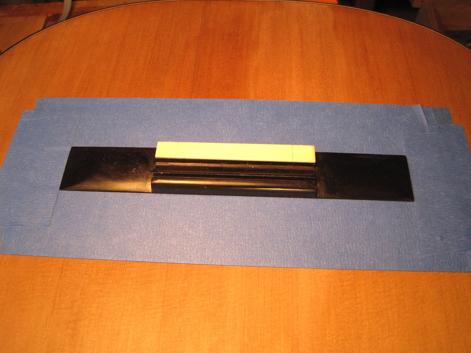 How to Glue on a Classical Guitar Bridge