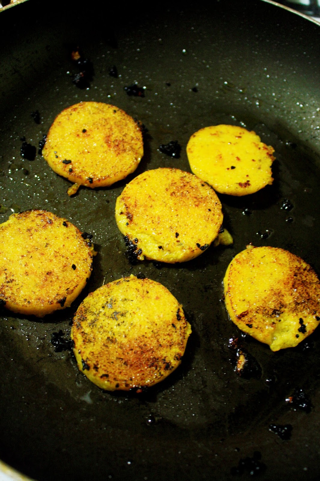 Gypsy Gone Domestic Italian Herb Polenta Cakes