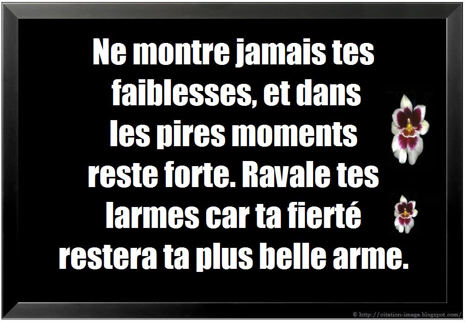 Drunkethic Citation faiblesse en image