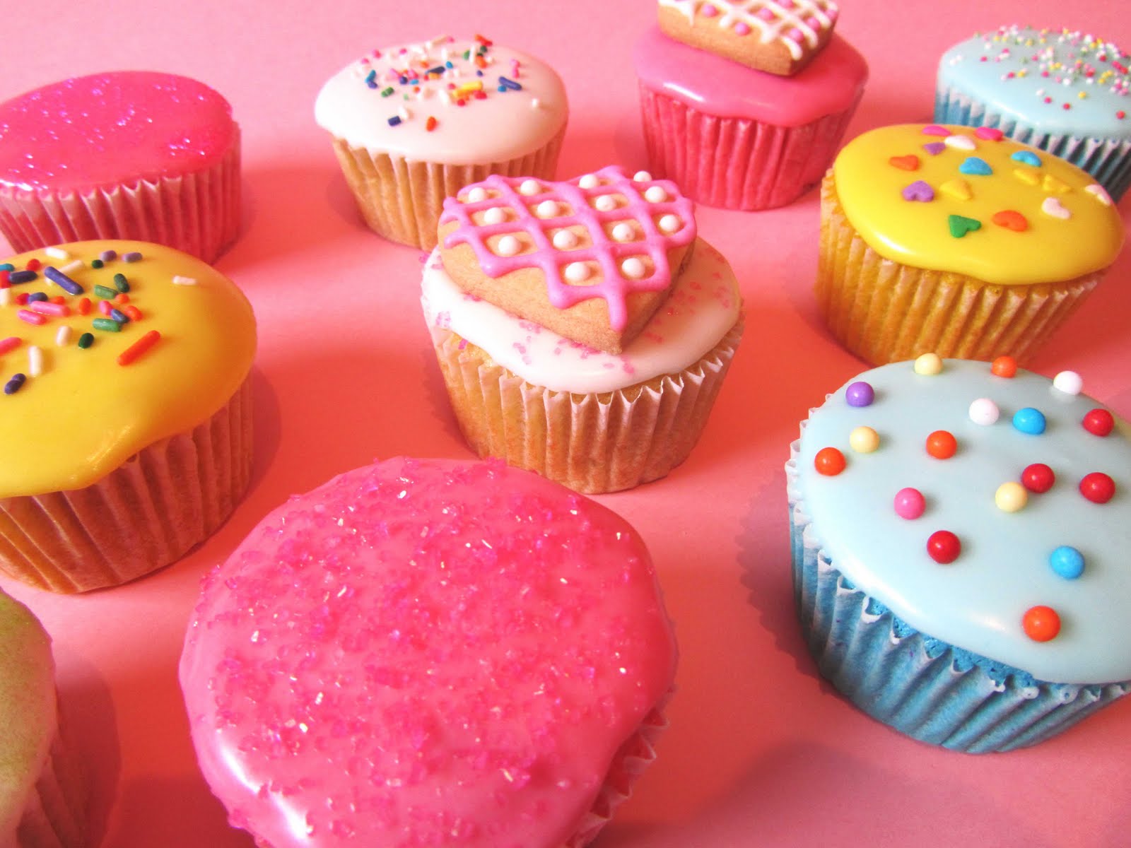 cupcakes  escaneado la reseña que hacen al blog y las fotos con los cupcakes